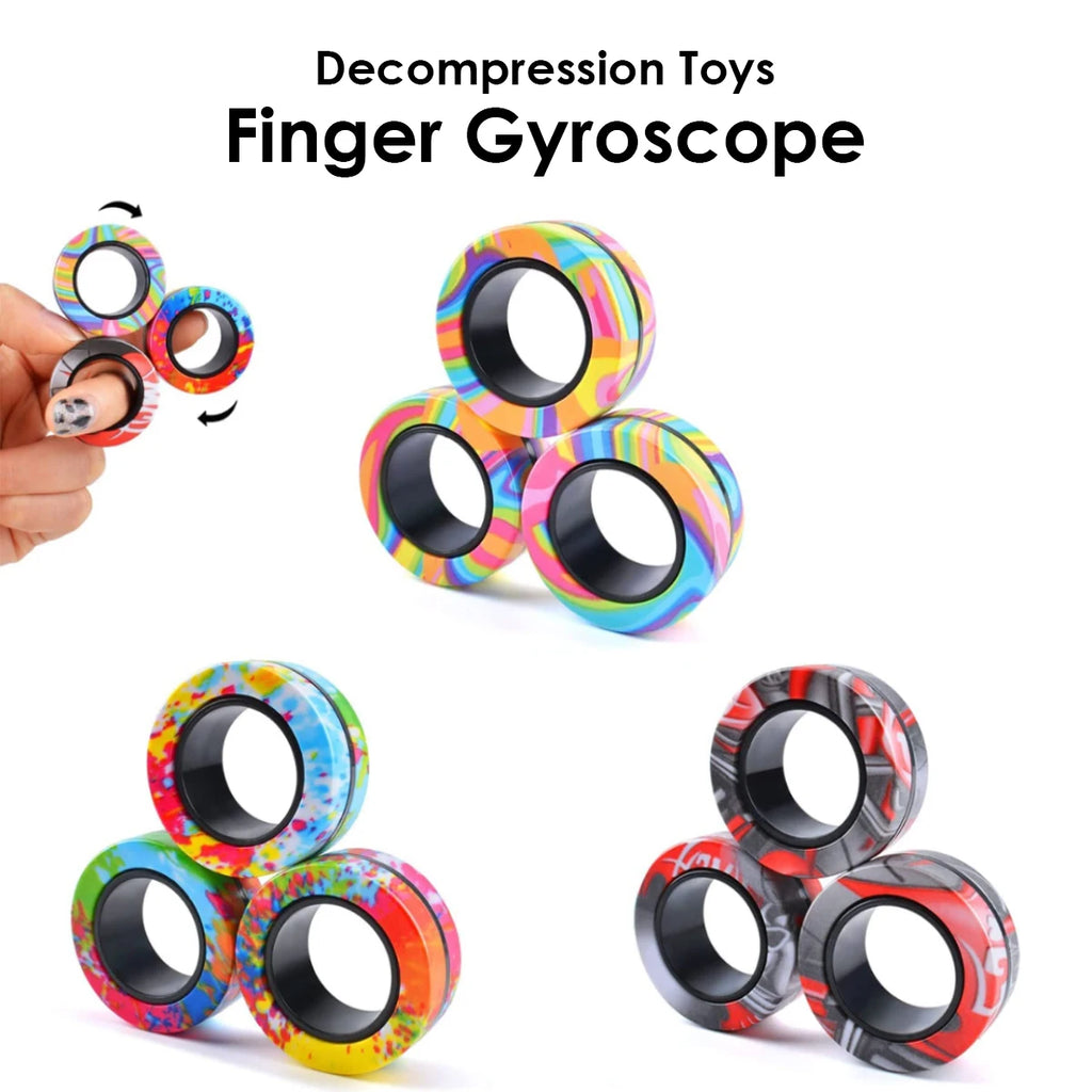 Magnetic Spinner Rings - 3pc